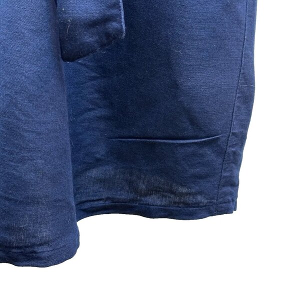 🌊 Tommy Bahama – St. Lucia Linen Blend Split Sleeve Dress – Blue – Size M 🌊 - Picture 3 of 9